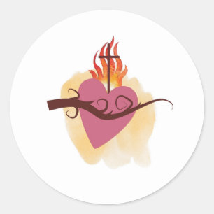 Sacred Heart Sticker by Catholic Everyday