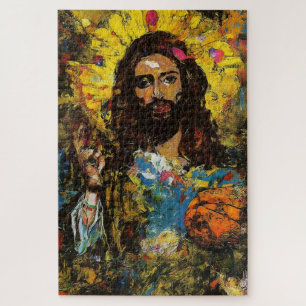 Sacred Hoops Art Puzzle