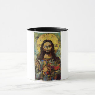 Sacred Hoops Basketball Art Mug