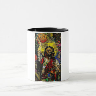 Sacred Hoops Basketball Art Mug