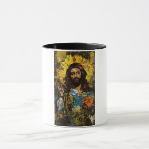 Sacred Hoops Basketball Art Mug