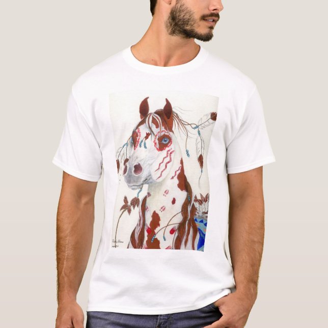 Sacred Indian Hunting Pony T-Shirt (Front)
