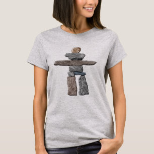Sacred Inukshuk Wilderness Symbol for Guidance Tee