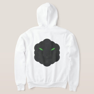 Sacred Jaguar- Face of Life, Black. Hoodie
