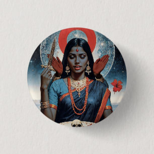 Sacred Kali 3 Cm Round Badge