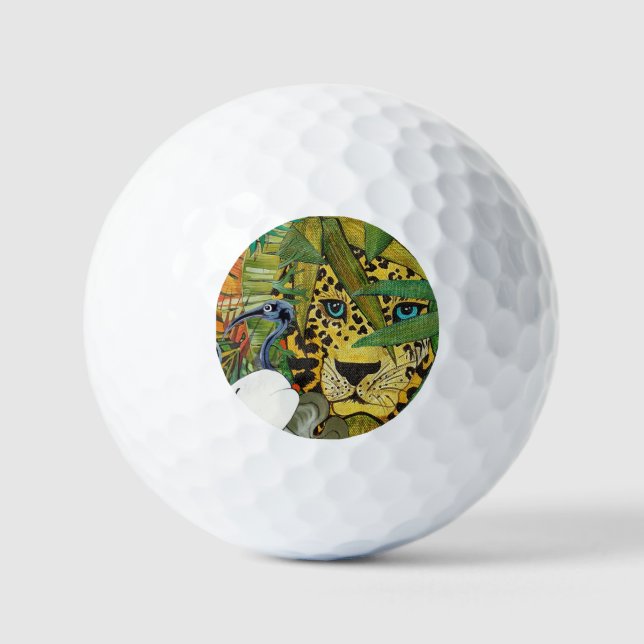 Sacred Leopard Golf Balls (Front)