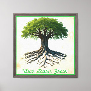 "Sacred Life Tree" Canvas Print
