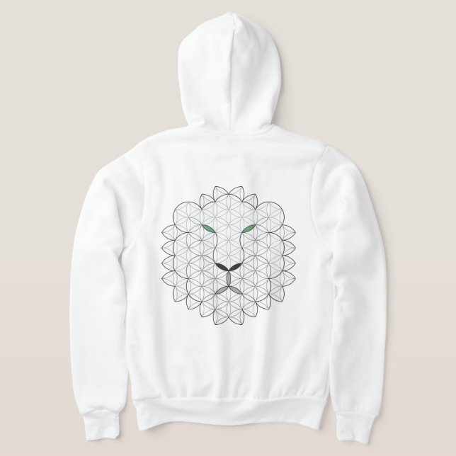Sacred Lion, B01BW. Hoodie (Laydown Back)