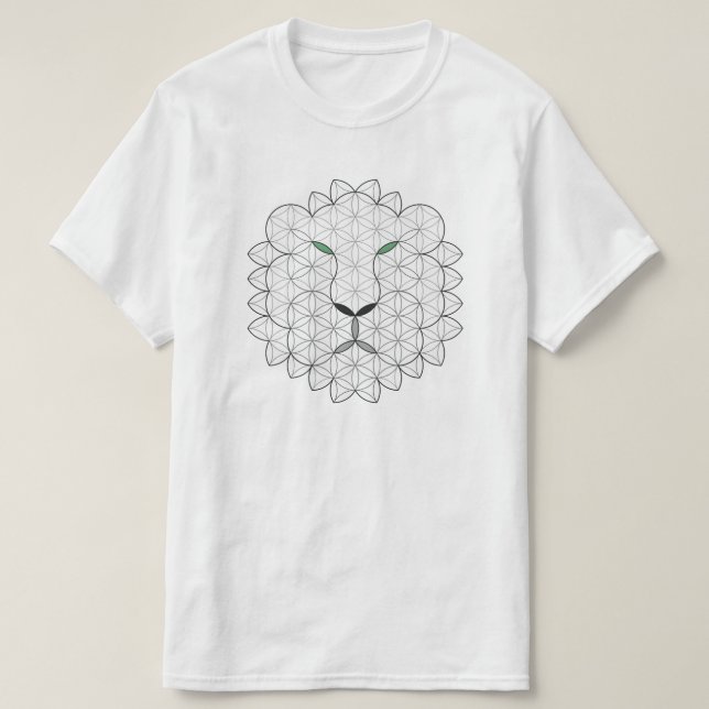 Sacred Lion, B01BW. T-Shirt (Design Front)