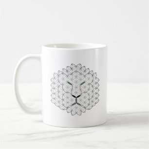 Sacred Lion, B06/BW.  Coffee Mug