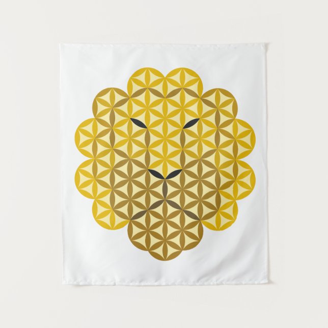 Sacred Lion - Lion of Life SMLB. Tapestry (Front)