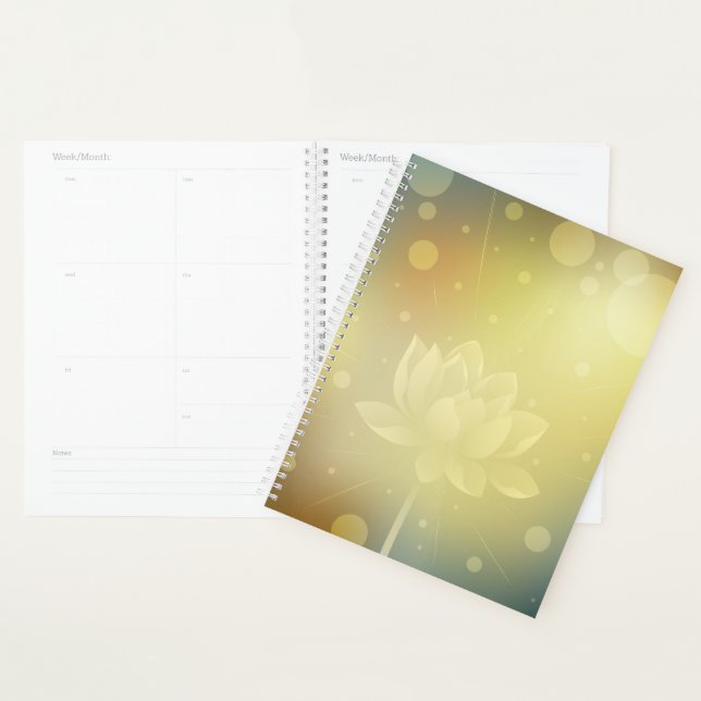 Sacred Lotus Hardcover Daily Planner (Display)