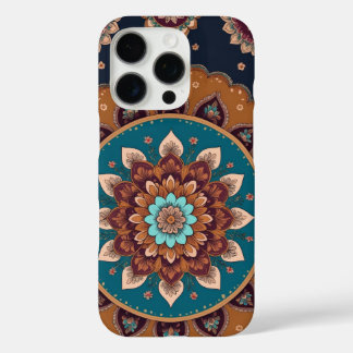 Sacred Lotus Mandala iPhone 15 Pro Case – Elegant 