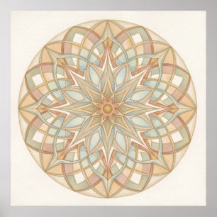 Sacred Mandala Inner Harmony Spiritual Wall Art