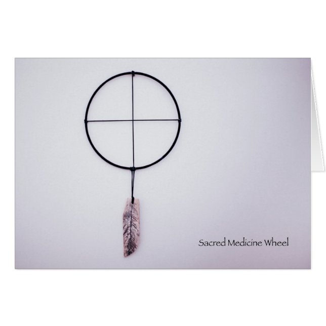 Sacred Medicine Wheel (Front Horizontal)