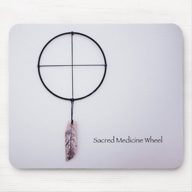 Sacred Medicine Wheel Mouse Mat (Front)