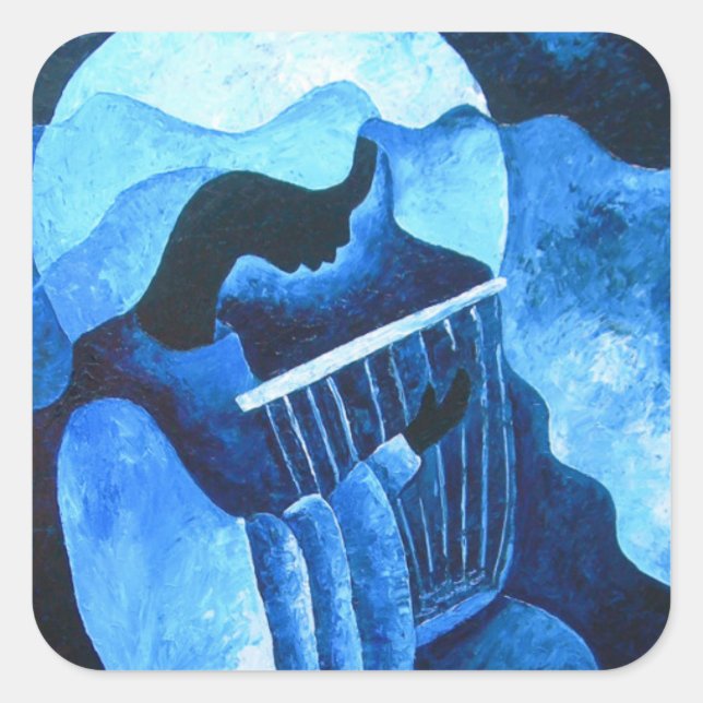 Sacred melody 2012 square sticker (Front)