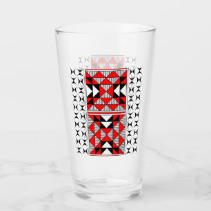 Sacred Mountains in Red Glass