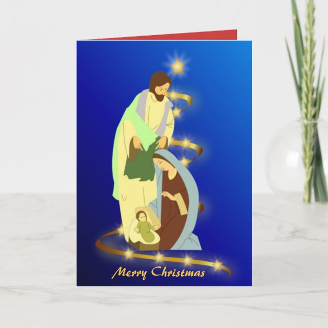 Sacred Nativity Holiday Card (Front)