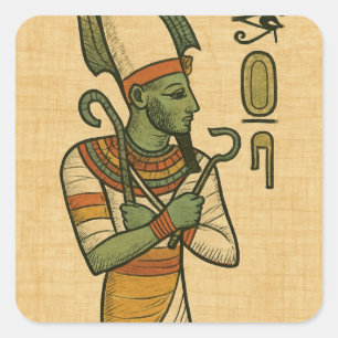 Sacred Osiris Divine Egyptian God Sticker