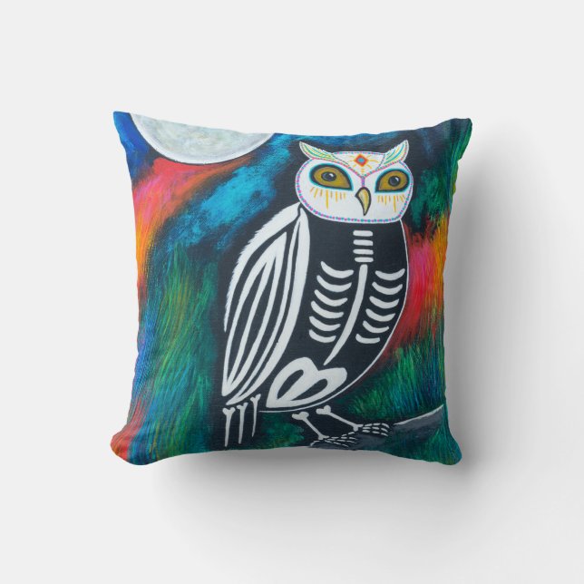 Sacred Owl Cushion (Front)