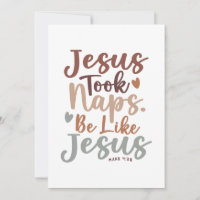 Sacred Rest - Mark 4:38 Christian Design