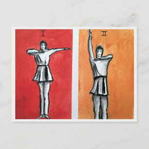 SACRED RHYTHMIC I,II DANCE MOVEMENTS POST CARD