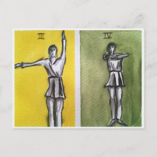 SACRED RHYTHMIC III ,IV DANCE MOVEMENTS POST CARD
