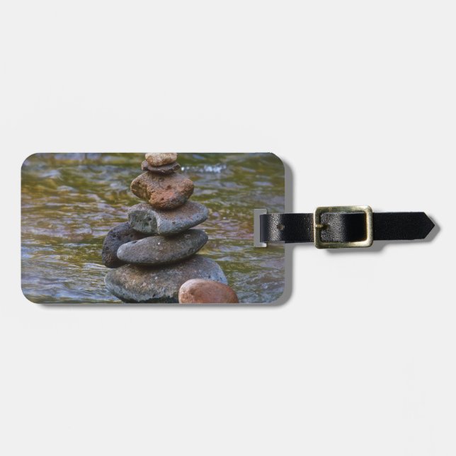 Sacred rock pile Sedona Creak Luggage Tag (Front Horizontal)