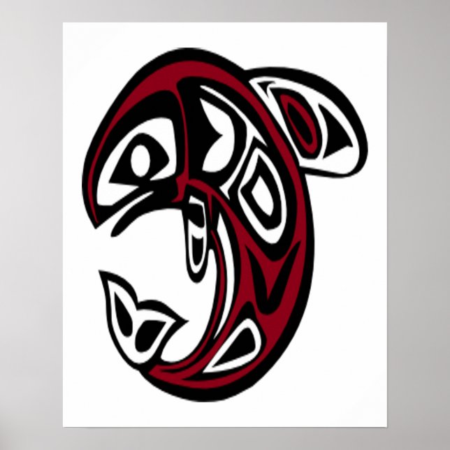 'Sacred Salmon' Poster (Front)