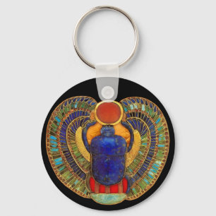 Sacred Scarab of Ancient Egypt Key Ring