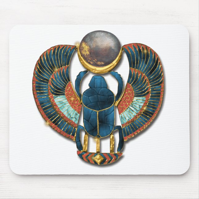 Sacred Scarab of King Tut Mouse Mat (Front)