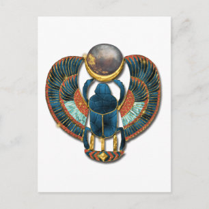 Sacred Scarab of King Tut Postcard