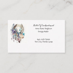 Sacred Shaman Shamanic Dream Catcher  Business Card