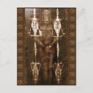 SACRED SHROUD OF TURIN POSTCARD
