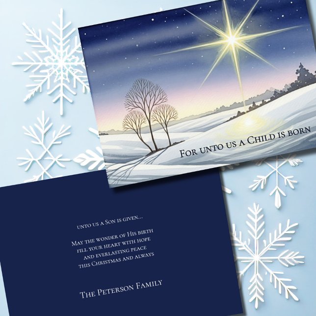 Sacred Snowy Scene of Christmas Holiday Card (Creator Uploaded)