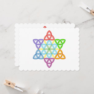 Sacred Star - Star Of Life, 02/3D-CF.  Invitation