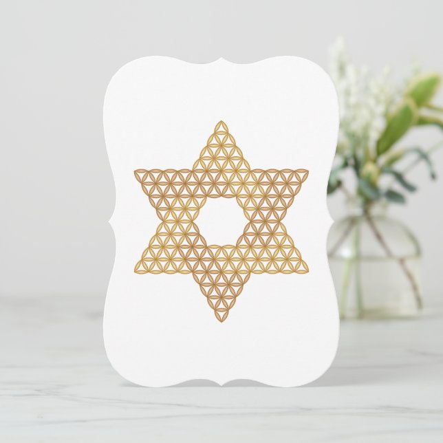 Sacred Star - Star of Life, 04/3D-Br. Invitation (Standing Front)