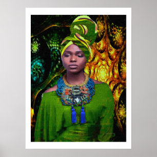 Sacred Stillness: Meditating in Ancestral Light Poster