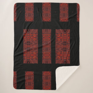 Sacred Storm 31 Sherpa Blanket