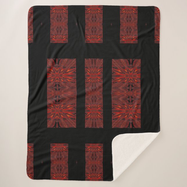 Sacred Storm 31 Sherpa Blanket (Front)