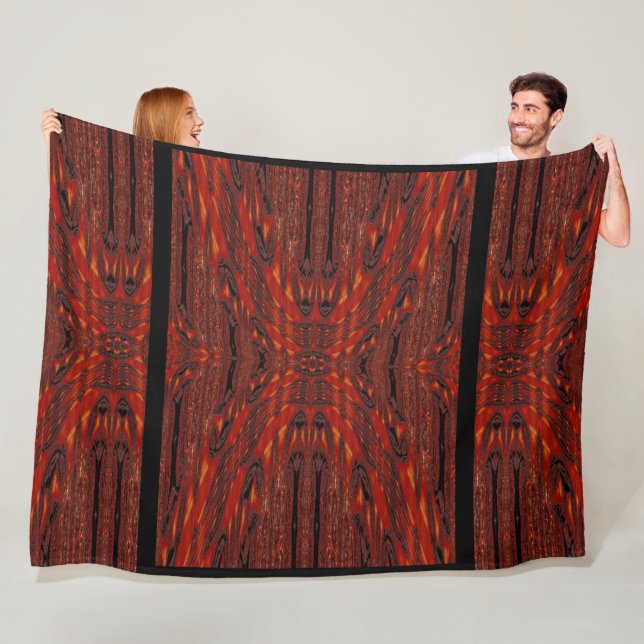 Sacred Storm 9 Fleece Blanket (In Situ)