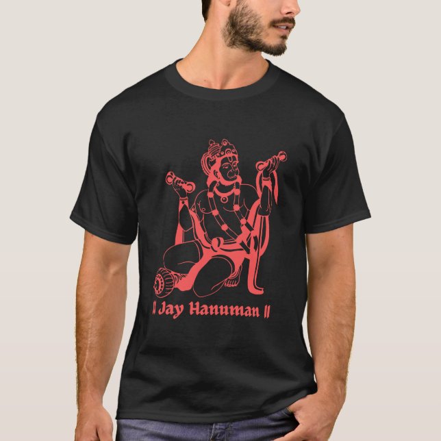 Sacred Style: Hanuman Graphic Tee (Front)