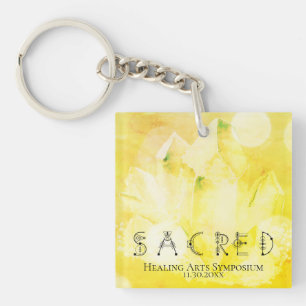 *~* "SACRED"  SWAG Crystals Events  Weddings Key Ring