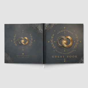 Sacred Union Midnight Edition Wedding Guest Book