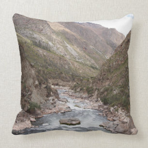 Sacred valley Urubamba throw pillow