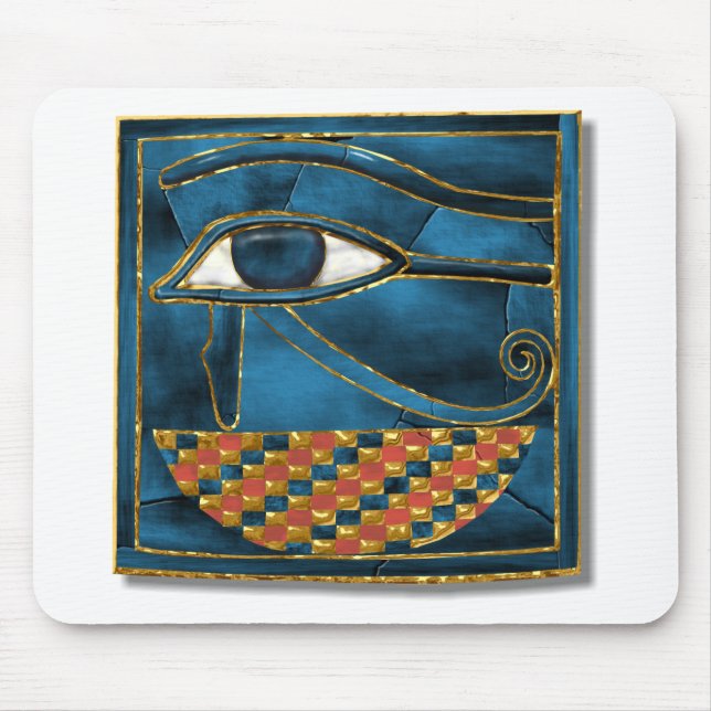 Sacred Wedjat Eye of Horus Mouse Mat (Front)