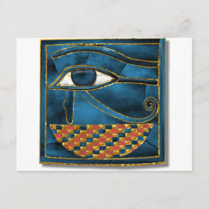 Sacred Wedjat Eye of Horus Postcard