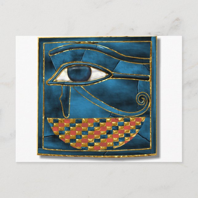 Sacred Wedjat Eye of Horus Postcard (Front)