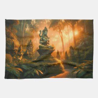 Sacred Whispers of Bali Tea Towel